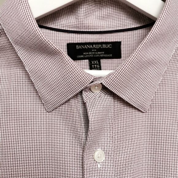 Banana Republic XXL men's checkered dress shirt - Picture 4 of 6